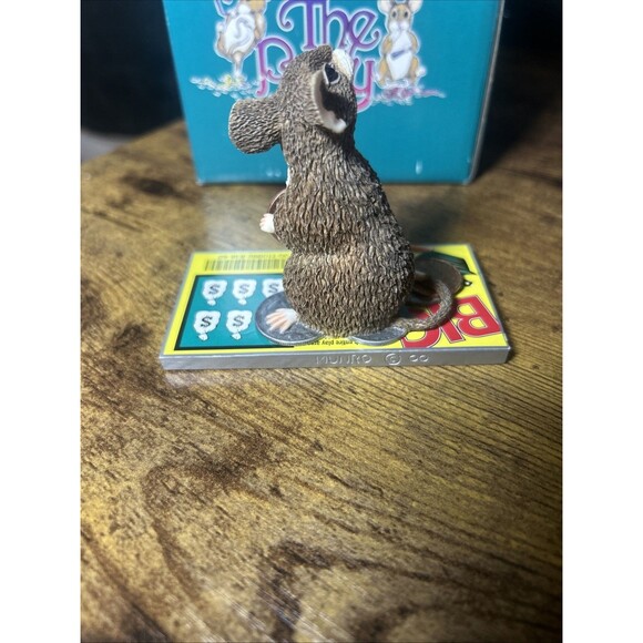 Mouse Decor After The Party Scratch Win Lottery Ticket Vtg Limited Edition Mice - Picture 4 of 11